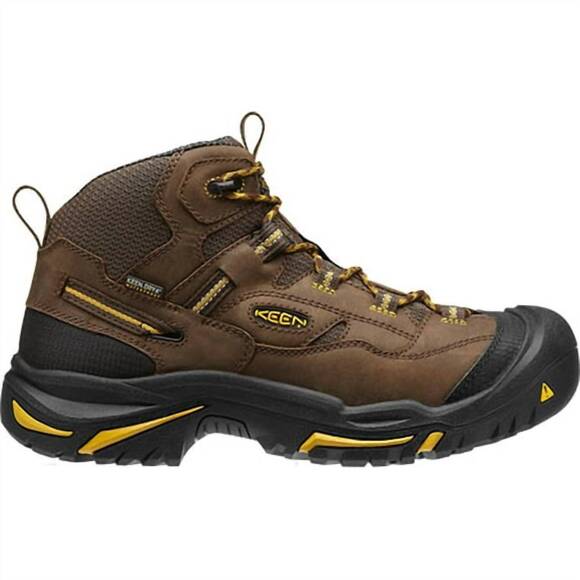 NEW KEEN men's utility hiking boots in brown